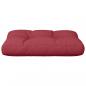Preview: Palettenkissen Weinrot 50x40x12 cm Stoff