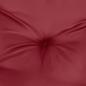 Preview: Palettenkissen Weinrot 50x40x12 cm Stoff