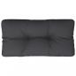 Preview: ARDEBO.de - Palettenkissen Schwarz 70x40x12 cm Stoff