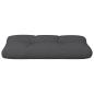 Preview: Palettenkissen Schwarz 70x40x12 cm Stoff