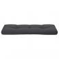 Preview: Palettenkissen Anthrazit 120x40x12 cm Stoff