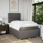 Preview: Boxspringbett mit Matratze Taupe 120x200 cm Stoff