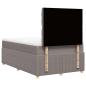 Preview: Boxspringbett mit Matratze Taupe 120x200 cm Stoff