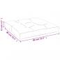 Preview: Palettenkissen 2-tlg. Creme Stoff