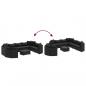 Preview: 10-tlg. Garten-Sofagarnitur mit Kissen Schwarz Poly Rattan