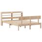 Preview: Massivholzbett ohne Matratze 120x200 cm Kiefernholz
