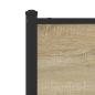 Preview: Metallbett ohne Matratze Sonoma-Eiche 137x190 cm
