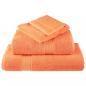 Preview: Premium-Saunatücher SOLUND 2 Stk. Orange 80x200 cm 600 g/m²