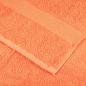 Preview: Premium-Saunatücher SOLUND 2 Stk. Orange 80x200 cm 600 g/m²