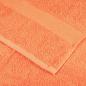 Preview: Premium-Seiftücher SOLUND 10 Stk. Orange 30x30 cm 600 g/m²