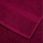 Preview: 8 tlg. Premium-Handtuch-Set SOLUND Bordeaux 600 g/m²