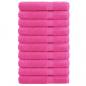 Preview: ARDEBO.de - Premium-Saunatücher SOLUND 10 Stk. Rosa 80x200 cm 600 g/m²