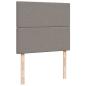 Preview: Boxspringbett mit Matratze Taupe 120x200 cm Stoff