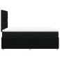 Preview: Boxspringbett mit Matratze Schwarz 120x190 cm Stoff