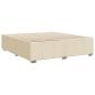 Preview: Bettgestell ohne Matratze Creme 180x200 cm Stoff