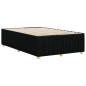Preview: Bettgestell Schwarz 120x190 cm Stoff