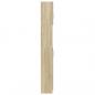 Preview: Badezimmerschrank Sonoma-Eiche 32x25,5x190 cm Holzwerkstoff