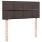 Preview: Boxspringbett mit Matratze Dunkelbraun 120x200 cm Stoff