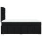 Preview: Boxspringbett mit Matratze Schwarz 120x200 cm Stoff