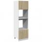 Preview: Mikrowellenumbauschrank Sonoma-Eiche 60x57x207 cm Holzwerkstoff