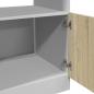 Preview: Mikrowellenumbauschrank Sonoma-Eiche 60x57x207 cm Holzwerkstoff