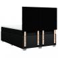 Preview: Boxspringbett mit Matratze Schwarz 140x200 cm Stoff