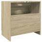Preview: Waschbeckenunterschrank Sonoma-Eiche 59x37x59 cm Holzwerkstoff