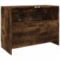 Preview: Waschbeckenunterschrank Räuchereiche 78x37x59 cm Holzwerkstoff