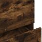 Preview: Waschbeckenunterschrank Räuchereiche 78x37x59 cm Holzwerkstoff