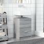 Preview: Waschbeckenunterschrank Grau Sonoma 40x37x59 cm Holzwerkstoff