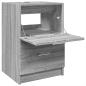 Preview: Waschbeckenunterschrank Grau Sonoma 40x37x59 cm Holzwerkstoff