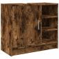 Preview: Waschbeckenschrank Räuchereiche 63x29x55 cm Holzwerkstoff