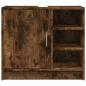 Preview: Waschbeckenschrank Räuchereiche 63x29x55 cm Holzwerkstoff