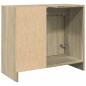 Preview: Waschbeckenunterschrank Sonoma-Eiche 63x29x55 cm Holzwerkstoff