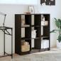 Preview: Bücherregal Schwarz 102x32x108 cm Holzwerkstoff
