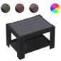 Preview: LED-Couchtisch Schwarz 73x53x45 cm Holzwerkstoff