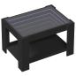 Preview: LED-Couchtisch Schwarz 73x53x45 cm Holzwerkstoff