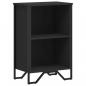 Preview: Bücherregal Schwarz 50x31x74,5 cm Holzwerkstoff