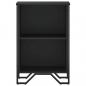 Preview: Bücherregal Schwarz 50x31x74,5 cm Holzwerkstoff