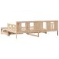 Preview: Tagesbett Ausziehbar mit Schubladen ohne Matratze 90x200 cm
