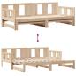Preview: Tagesbett Ausziehbar mit Schubladen ohne Matratze 90x200 cm