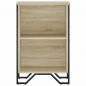 Preview: Bücherregal Sonoma-Eiche 50x31x74,5 cm Holzwerkstoff