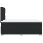 Preview: Boxspringbett mit Matratze Schwarz 120x190 cm Kunstleder