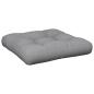 Preview: Palettenkissen Grau 60x60x12 cm Stoff