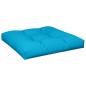 Preview: ARDEBO.de - Palettenkissen Blau 80x80x12 cm Stoff