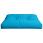 Preview: Palettenkissen Blau 80x80x12 cm Stoff