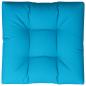 Preview: Palettenkissen Blau 80x80x12 cm Stoff