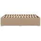 Preview: Bettgestell Cappuccino-Braun 140x200 cm Kunstleder