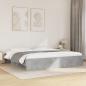Preview: ARDEBO.de - Bettgestell Betongrau 180x200 cm Holzwerkstoff