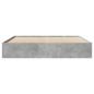 Preview: Bettgestell Betongrau 180x200 cm Holzwerkstoff